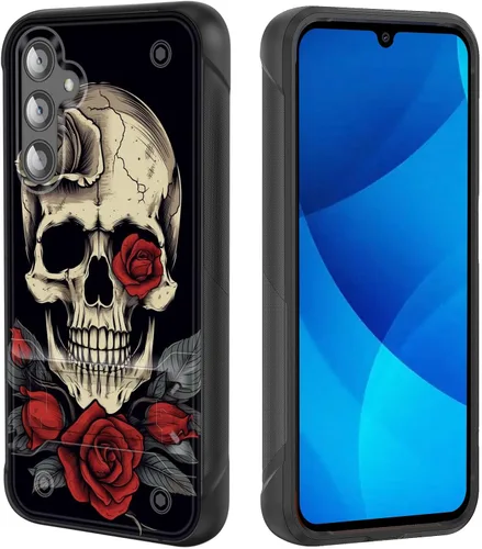 Vista 50 de Funda para Galaxy S25, de doble capa, resistente, a prueba de golpes, con soporte, funda protectora militar a prueba de caídas para Samsung Galaxy