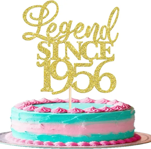 Vista 46 de Rsstarxi 1 paquete de decoración de pastel con purpurina de leyenda desde 2012 para decoración de tarta de cumpleaños 13 años para decoración