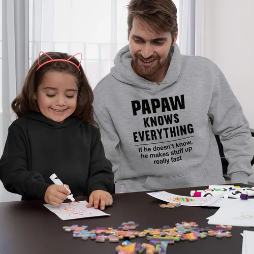 Vista 5 de Sudadera divertida con capucha para regalar a pata de pata, sudadera para hombre con pata de pata, novedad para abuelo