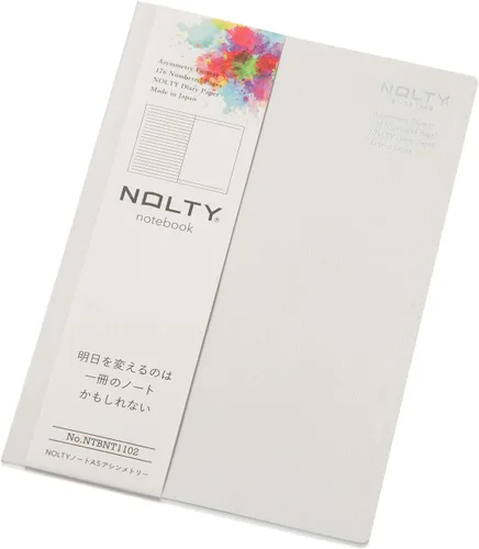 Vista 26 de NOLTY NTBNT1104 - Cuaderno A5, asimétrico, rayado de 0.24 pulgadas (0.236 in), cuadrado con puntos, naranja