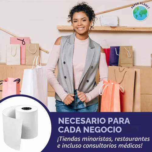 Vista 5 de PaperPlanet - Papel térmico para Clover Mini C300 C301 C302 C305 8 rollos