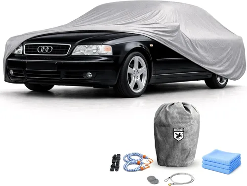 Vista 11 de Fundas de coche resistentes a los arañazos para interior compatible con Audi 1996-2008 A4 – Material satinado negro ultra suave cubierta de coche