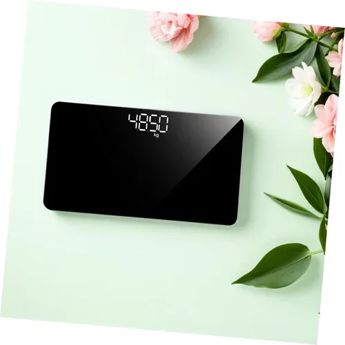 Vista 9 de Báscula digital precisa de peso para mujer, superficie de espejo electrónico recargable