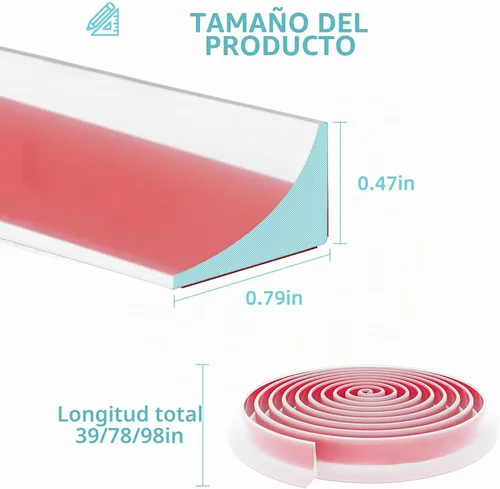Vista 2 de Presa de Agua de Umbral de Ducha, Protección de Agua para Ducha a Paso, Barrera de Agua de Ducha, Protección contra Salpicaduras de Baño