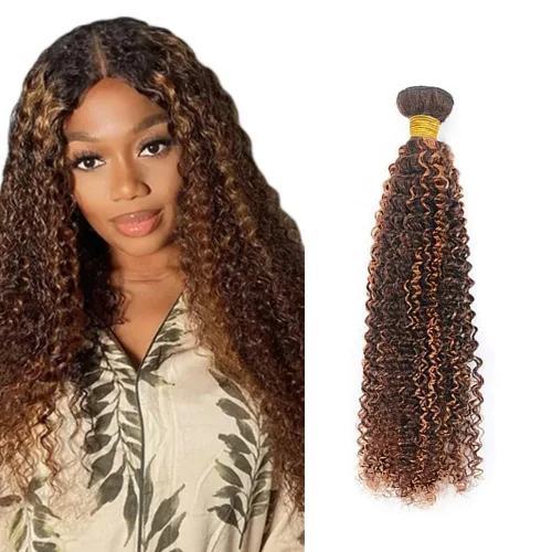 Vista 226 de 300g 1B27 Human Hair Bundles Honey Blonde Bundles Human Hair 10A Brazilian Virgin Remy Hair Extensions 8 10 12 Inch