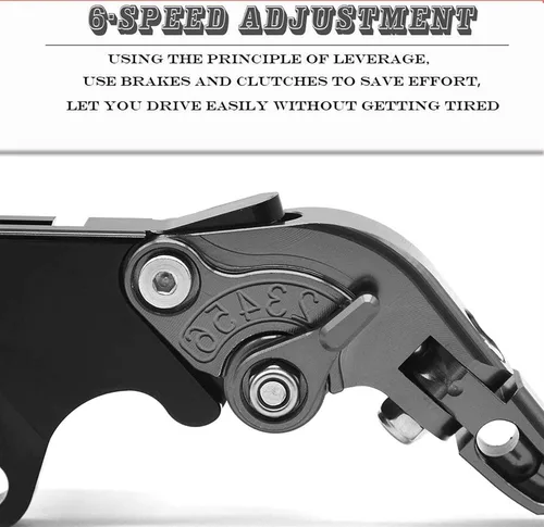 Vista 5 de para Yamaha XTZ125 2014-2015 aluminio motocicleta accesorios mango empuñaduras freno embrague palanca de embrague motocicleta freno embrague palanca
