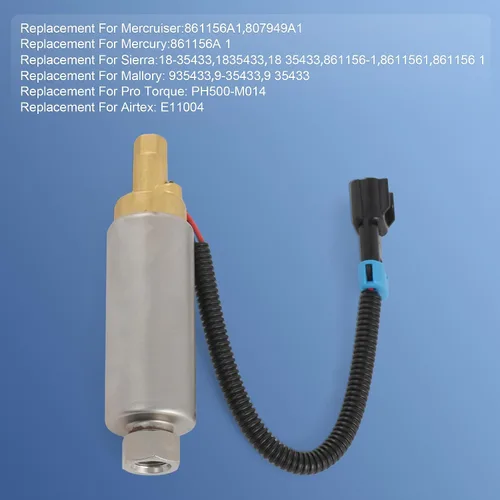 Vista 3 de Bomba eléctrica de alta presión 861156A1 PH500-M014 de repuesto para Mercruiser EFI MPI V6 V8 305 350 454 502 4.3 5.0 5.7 7.4 8.2 motores marinos