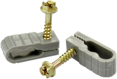 Vista 11 de STEREN Clips coaxiales para cables - Soporte para cables - Clips de alambre - Clips laterales para colgar - Soporte de cable para escritorio Gris