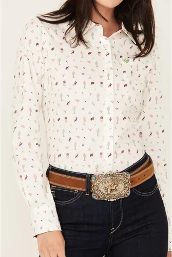 Vista 3 de ARIAT Camisa elástica Kirby para mujer