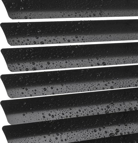 Vista 2 de ACMEART Persianas de aluminio de 1 pulgada para ventanas, sin herramientas Negro