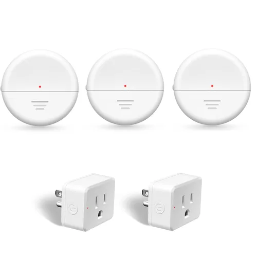 Vista 51 de NineLeaf - Enchufe de salida de control remoto, interruptor de luz de encendido y apagado inalámbrico desmontable 500FT Light Plug Decorator