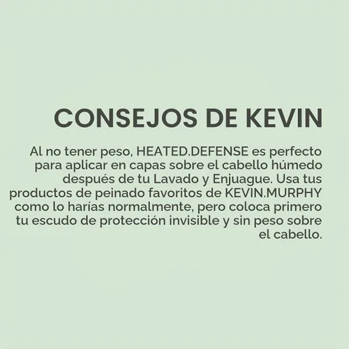 Vista 6 de KEVIN.MURPHY HEATED.DEFENSE Spray de protección contra el calor, 5.1 onzas líquidas