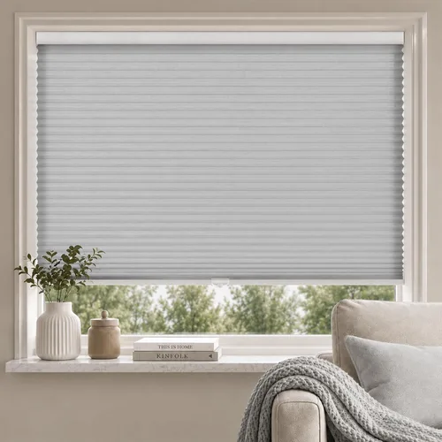 Vista 11 de MYshade CEL19BE36C - Persianas sin cordones y celulares para ventanas interiores con filtro de luz de 1.5 pulgadas de celda de nido de abeja, tela