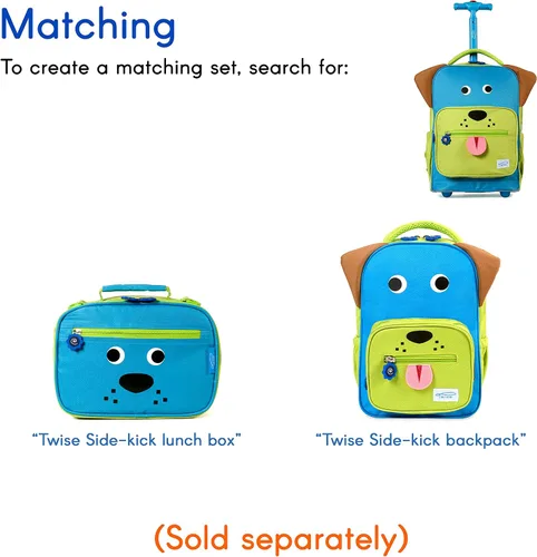 Vista 8 de TWISE Mochila de viaje para niños y niños pequeños