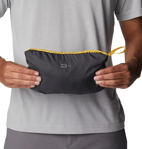 Vista 6 de Columbia Cortavientos Challenger para hombre pepita dorada/verde piedra