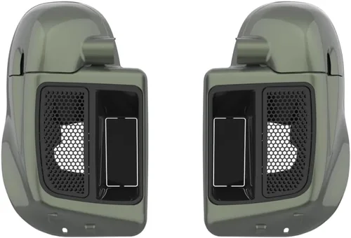 Vista 58 de Kits de calentadores de piernas con ventilación y combinación de color con guantera para Harley Davidson Touring Street Road King Glide FLTR 2014