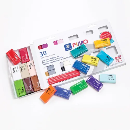 Vista 3 de STAEDTLER FIMO Soft Oven-Bake Polymer Modeling Clay: Kit de inicio de 30 piezas para joyería, escultura y manualidades para principiantes
