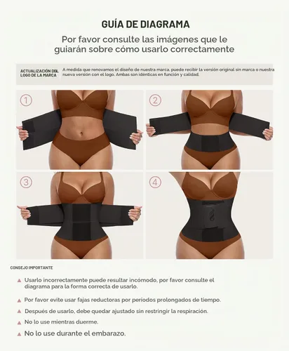 Vista 5 de FeelinGirl - Faja de entrenamiento de cintura para mujer, corsé de control Negro