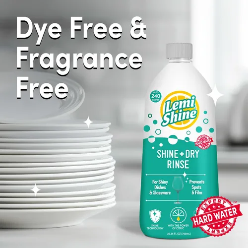 Vista 4 de Lemi Shine Shine and Dry - Ajuagador natural para lavavajillas - 25.35 fl