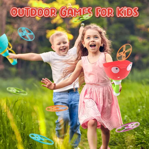 Vista 2 de pamexin Juguetes exteriores para niños de 4 a 8 años – Juego de captura manual – Juguete de persecución para niños y niñas, de 3 a 7 años