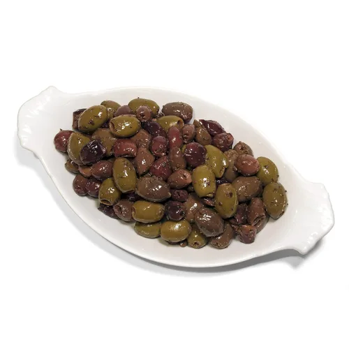 Vista 2 de Byzantine Mezcla de aceitunas sin hueso, país, 5 libras