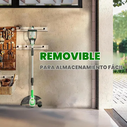 Vista 5 de Soyus - Desbrozadora inalámbrica de 12 pulgadas y 20 V, batería y cargador de 2 × 2.0 Ah
