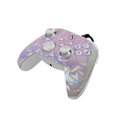Vista 6 de PDP Gaming REMATCH Enhanced Wired Gaming Controller Licensed Xbox Series XS Gamepad, Xbox One, Windows PC, Mappable Back Buttons, Customizable