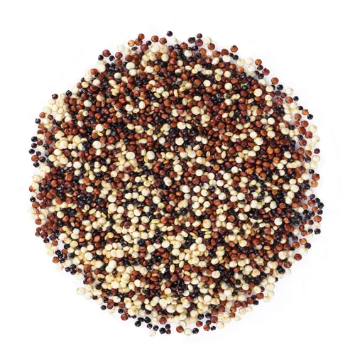 Vista 8 de Food to Live Quinua orgánica tricolor, 1 libra, sin OMG, mezcla de quinua blanca, negra y roja, grano entero, semillas crudas, no irradiada, kosher