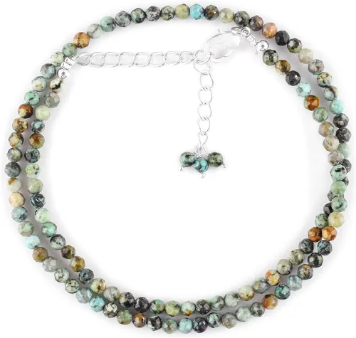 Vista 13 de Natural Multicolor Gemstones Beaded Choker Necklace for Women