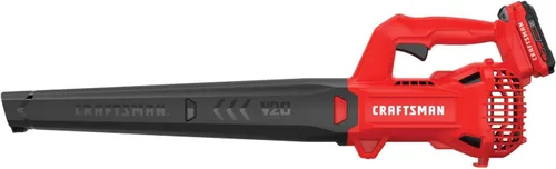 Vista 7 de CRAFTSMAN 20V MAX Soplador de hojas inalámbrico con batería y cargador, soplador eléctrico de hojas para superficies duras, potente hasta 90 MPH