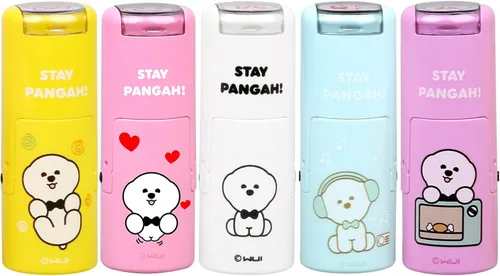 Vista 9 de Sello de autoentintado pequeño personalizado, sello de lealtad personalizado, elige entre 15 opciones de color y 9 colores de dispositivos de sello