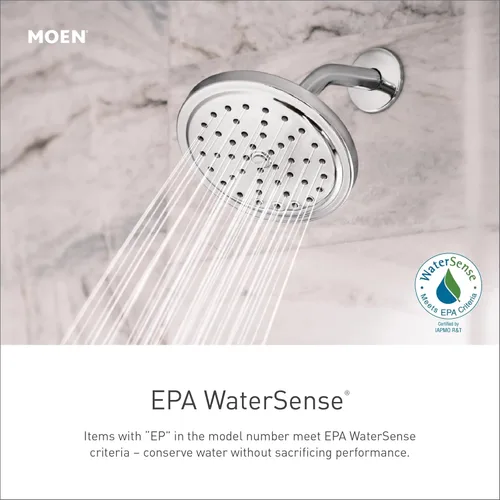 Vista 3 de Moen T2662EP Vichy - Sistema de ducha de baño sin válvula, cromado
