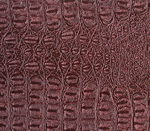 Vista 20 de Tela de Vinilo Imitación Cuero de Cocodrilo 54" de Ancho Vendido por Yarda (Bronce)
