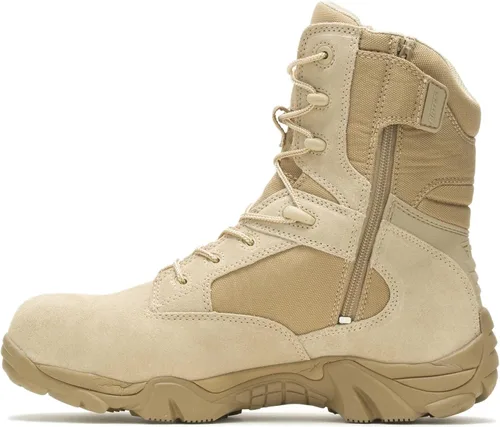 Vista 3 de Bates para hombre GX-8, botas de trabajo con puntera composite y cierre lateral