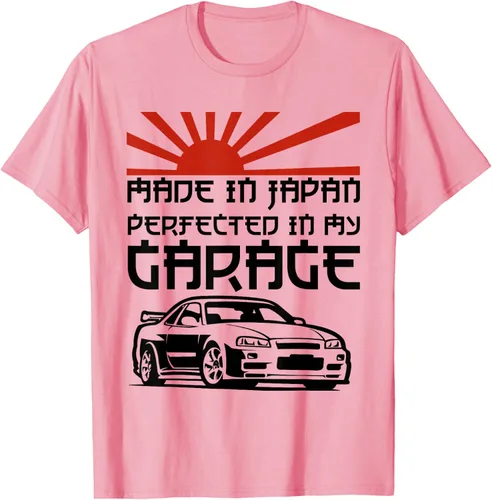 Vista 27 de JDM Japan Motorsport Tuning Car - Camiseta de los años 90, Blanco, S