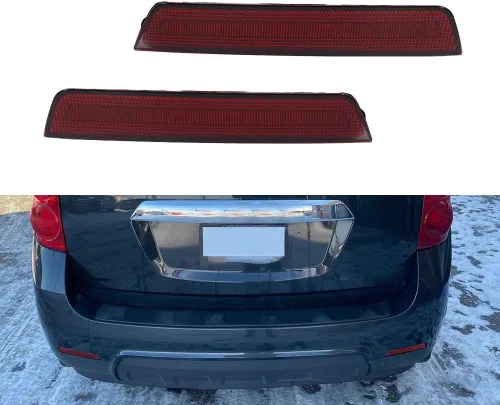 Vista 9 de 3 EN 1 Lente Ahumada Led Para 2010 2011 2012 2013 2014 2015 2016 2017 Chevrolet Equinox Reflector Luces Traseras Intermitentes Freno Parada y Luces