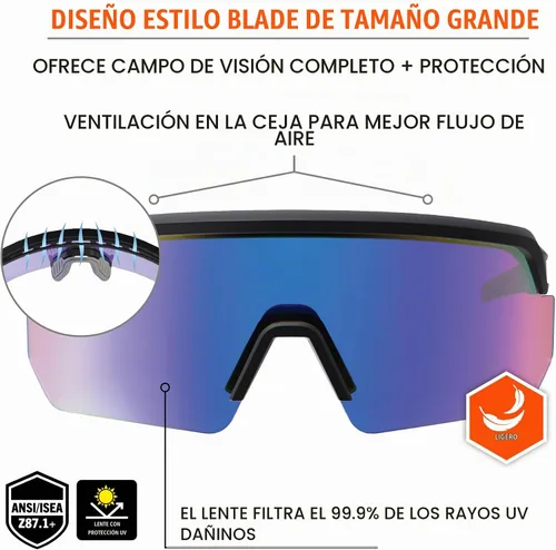Vista 3 de Ergodyne Skullerz AEGIR - Lentes de sol de seguridad antiarañazos