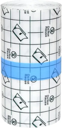 Vista 10 de OBTANIM Cinta adhesiva transparente impermeable para vendaje de piel para cuidado posterior de tatuajes (2 x 197 pulgadas)