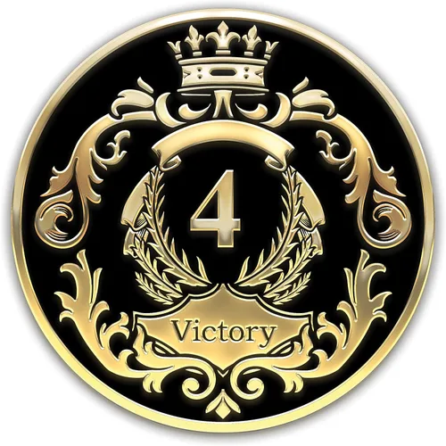 Vista 12 de Galileo® The Victory Crown - Moneda AA Medallón Alcohólico Anónimo Moneda de sobriedad de 1 a 30 años Regalo AA Colección Real