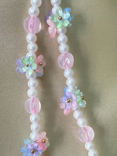Vista 118 de Drawwind Correa con cuentas para teléfono con pulsera universal, cordón para teléfono celular lindo, pulsera de muñeca con cuentas, cadena de hilo