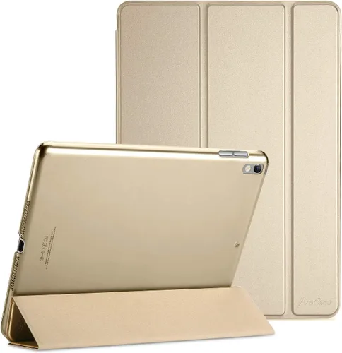 Vista 26 de ProCase Funda Inteligente para iPad Air de 10,5" 3ª Generación 2019 / iPad Pro 2017, Funda Delgada con Soporte con Parte Trasera Translúcida Negro