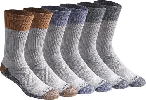 Vista 15 de Dickies Men's Dri-tech Original Moisture Control Crew Socks, Available in M-xxl (6, 12, 18 Pairs)