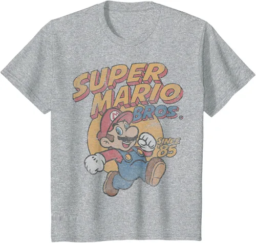 Vista 42 de Super Mario Bros. Desde '85 Camiseta Vintage con Póster' Negro