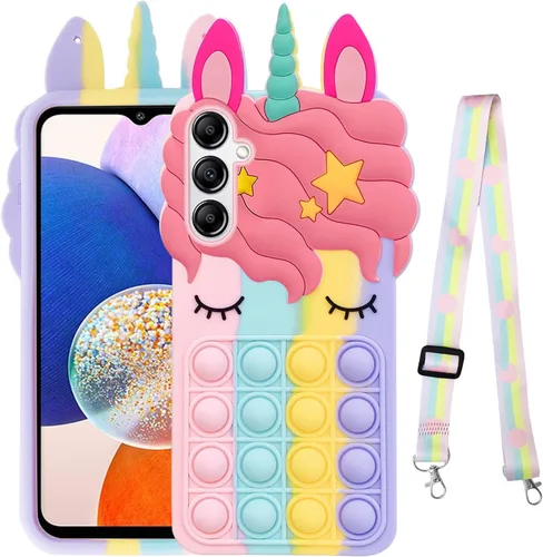 Vista 14 de Nancheng Rainbow - Funda para Samsung Galaxy A05 Galaxy A05-Rainbow