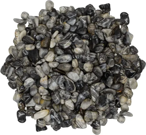 Vista 10 de Piedras de ágata mixta de 1 libra de África - 0.40 a 0.60 pulgadas promedio - Rocas pulidas para artes y manualidades, reiki, wicca y mucho más.