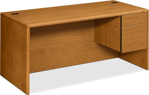 Vista 20 de HON Pedestal Credenza, derecha, 72 x 24 x 29-1/2 pulgadas, caoba
