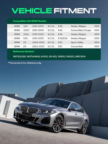 Vista 3 de Válvula de control del corredor del colector de admisión de aire YHTAUTO para BMW E46 E39 E60 E83 Compatible con E85 325i 325Ci 325xi 525i X3 Z4