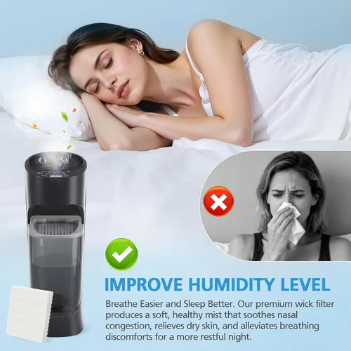 Vista 5 de iSingo Humidificador que absorbe el filtro T HFT600 HFT600 para humidificador Honeywell Hev615 Hev620, compatible con Honeywell HFT600 Filtro