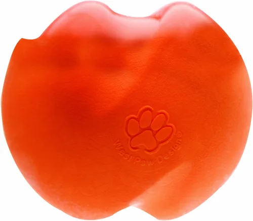 Vista 8 de West Paw, Juguete en forma de balón para perro, masticable y resistente, diseño Jive Zogoflex, Verde agua