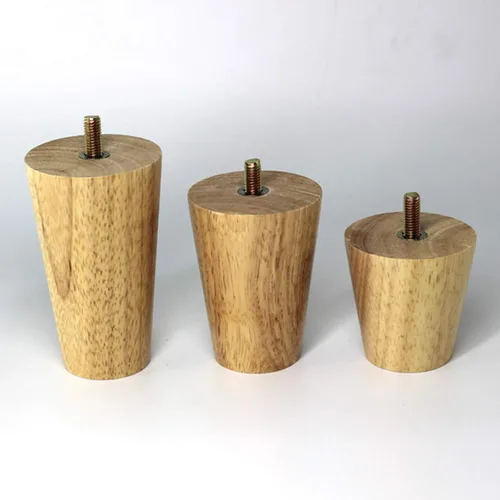Vista 6 de Patas rectas y cónicas modernas de mediados de siglo para muebles, barra roscada M8, patas de sofá para mesa de café, 2.4 a 27.7 pulgadas